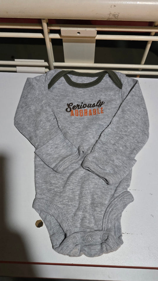 Carters NB Long Sleeve Onsie