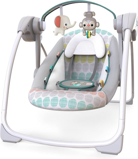 Bright Starts Portable Automatic 6-Speed Baby Swing