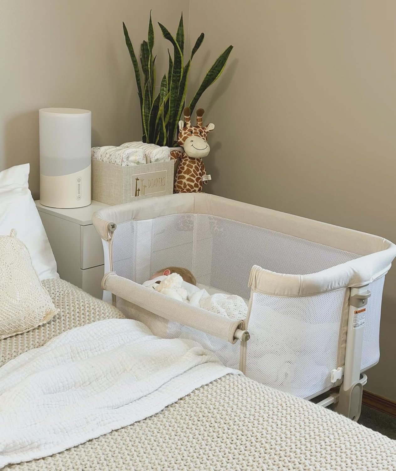 Fodoss Baby Bassinets Bedside Sleeper