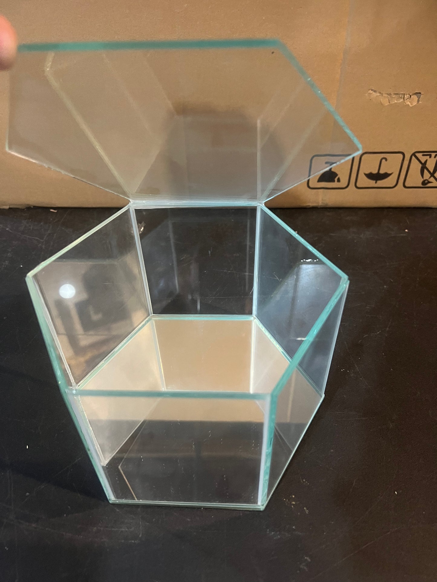 Glass Jewelry Box